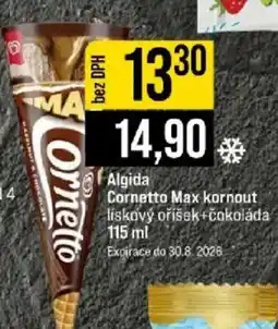 Jip Algida Cornetto Max kornout nabídka