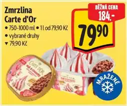 Albert Zmrzlina Carte d’Or nabídka