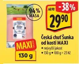 Albert Česká chuť Šunka od kosti MAXI nabídka