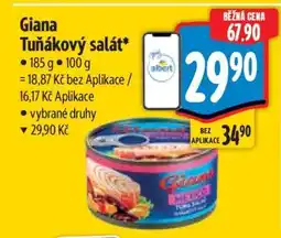 Albert Giana Tuňákový salát nabídka