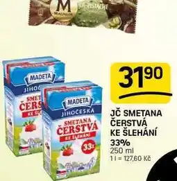 Flop JČ SMETANA ČERSTVÁ KE ŠLEHÁNÍ 33% nabídka