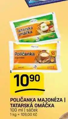 Flop POLIČANKA MAJONÉZA | TATARSKÁ OMÁČKA 100 ml | sáček nabídka