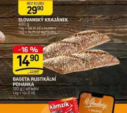 Flop BAGETA RUSTIKÁLNÍ POHANKA 120 g | střední nabídka