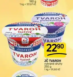 Flop JČ TVAROH vybrané druhy nabídka