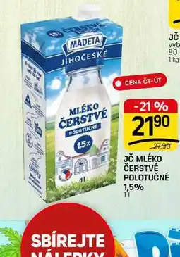 Flop JČ MLÉKO ČERSTVÉ POLOTUČNÉ 1,5% nabídka