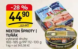 Flop Nekton šproty | tuňák nabídka