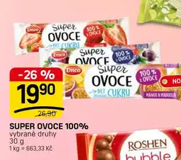 Flop Super ovoce 100% nabídka