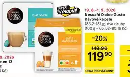 Tesco Nescafé Dolce Gusto Kávové kapsle nabídka