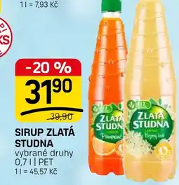 Flop Sirup zlatá studna nabídka