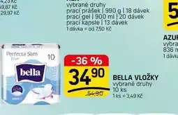 Flop BELLA VLOŽKY vybrané druhy 10 ks nabídka