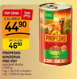 Flop Propesko konzerva pro psy nabídka