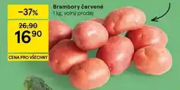 Tesco Brambory červené, 1 kg, volný prodej nabídka