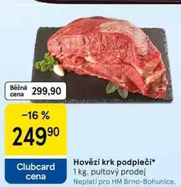 Tesco Hovězí krk podpleči nabídka