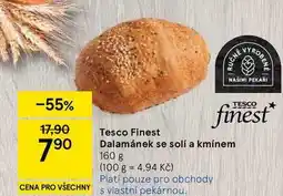Tesco Tesco Finest Dalamánek se solí a kmínem nabídka