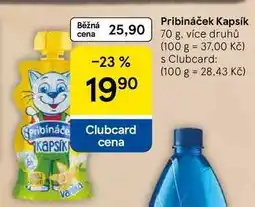 Tesco Pribináček Kapsík, 70 g, více druhů nabídka