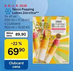 Tesco Tesco Popping Lollies Zmrzlina nabídka