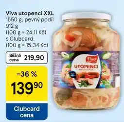 Tesco Viva utopenci XXL, 1550 g. pevný podíl 912 g nabídka