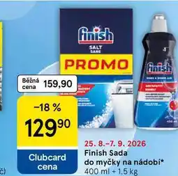 Tesco Finish Sada do myčky na nádobí, 400 ml + 1.5 kg nabídka