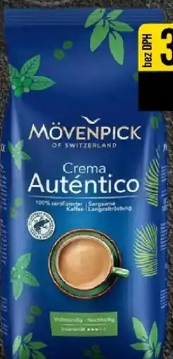 Jip Mövenpick zrnkova kava Crema Auténtico nabídka