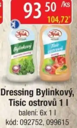 Qanto Spak dressing bylinkový nabídka