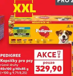 Kaufland Pedigree kapsičky pro psy různé druhy nabídka