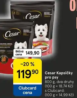 Tesco Cesar kapsičky pro psy nabídka