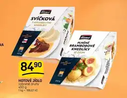 Flop HOTOVÉ JÍDLO vybrané druhy nabídka