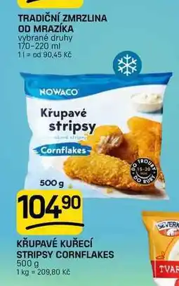 Flop KŘUPAVÉ KUŘECÍ STRIPSY CORNFLAKES nabídka