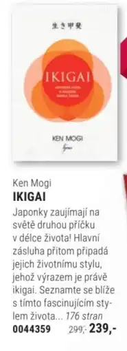 Knižní klub Ken Mogi ikigai nabídka