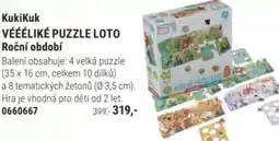 Knižní klub KukiKuk veeeliké puzzle loto nabídka