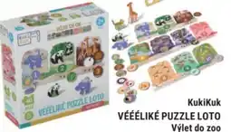 Knižní klub KukiKuk Véééliké puzzle loto výlet do zoo nabídka