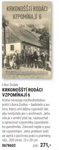 Knižní klub Libor Dušek krkonoští rodáci vzpomínají 6 nabídka