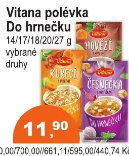COOP DISKONT Vitana polévka nabídka