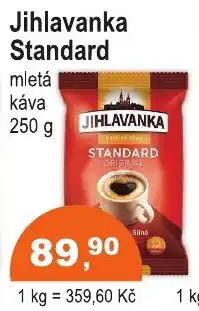 COOP DISKONT Jihlavanka mletá káva nabídka