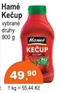 COOP DISKONT Hamé kečup vybrané druhy nabídka