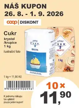 COOP DISKONT Coop cukr krystal / krupice nabídka