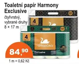 COOP DISKONT Harmony toaletní papír Exclusive nabídka