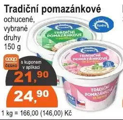 COOP DISKONT Banho tradiční pomazánkové nabídka