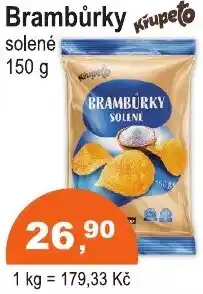 COOP DISKONT Krupeto brambůrky solené nabídka