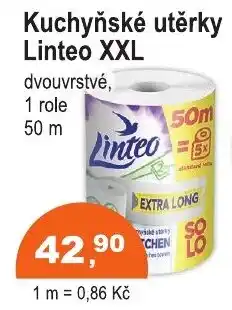 COOP DISKONT Linteo kuchyňské utěrky nabídka