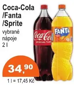 COOP DISKONT Coca-Cola / Fanta / Sprite nabídka