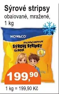COOP DISKONT Nowaco sýrové stripsy nabídka