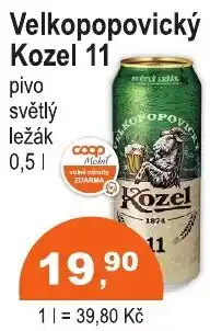 COOP DISKONT Velkopopovický Kozel 11 nabídka