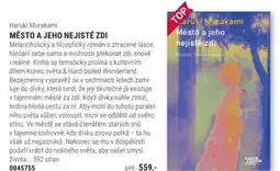 Knižní klub Haruki Murakami město a jeho nejisté zdi nabídka