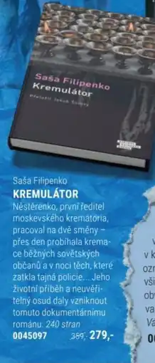 Knižní klub Saša Filipenko Kremulátor nabídka