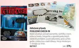 Knižní klub Thinkfun Odložené případy POSLEDNÍ CHECK-IN nabídka