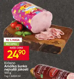 Hruška Krásno Amálka šunka nabídka