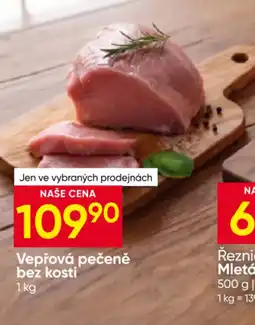 Hruška Vepřová pečeně bez kosti nabídka