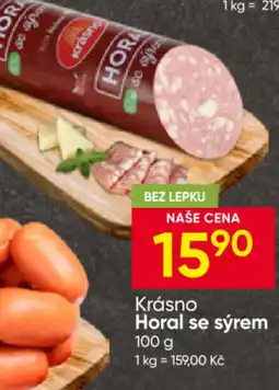 Hruška Krásko Horal se sýrem nabídka