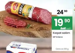 Kubík potraviny Karpatský salám nabídka